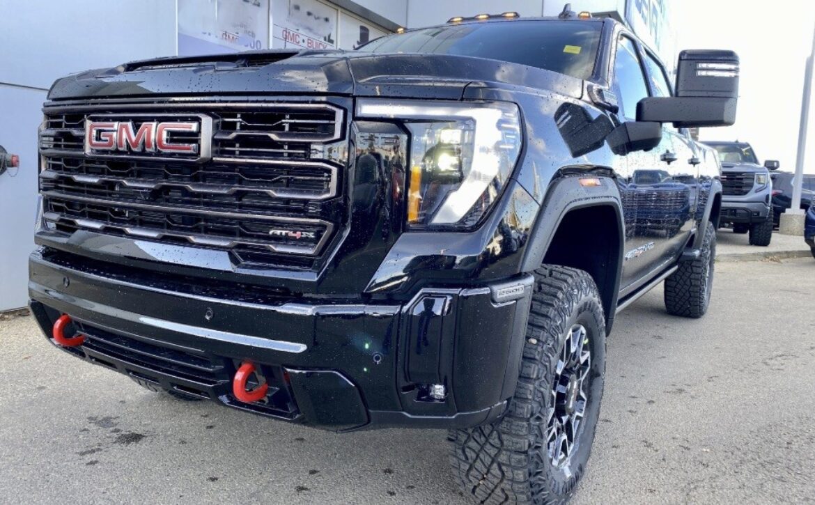 right hand drive 2026 gmc sierra 2500 hd at4x from autogroup international (front qtr) in australia