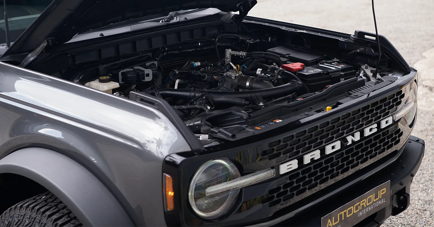 the 2026 bronco in australia engine bay