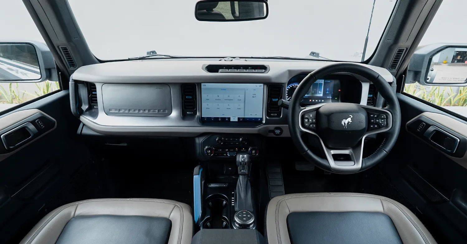 the 2026 bronco in australia interior dashboard (1)