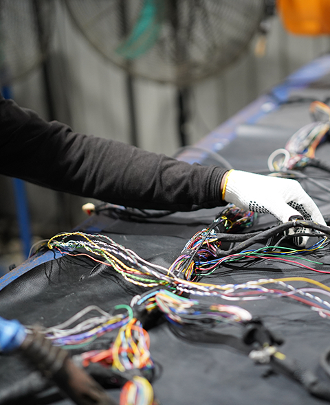 wiring loom work slide 3 lge